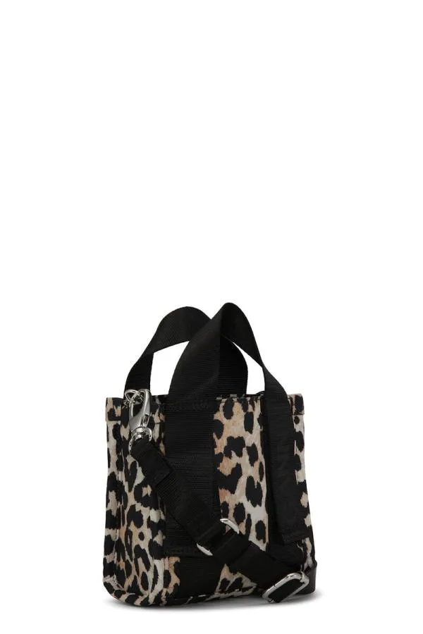 AccessoriesBagsClothing GANNI Mini Bags Mini Leopard Tech Tote Leopard AccessoriesBagsClothing GANNI Mini Bags Mini Leopard Tech Tote Leopard