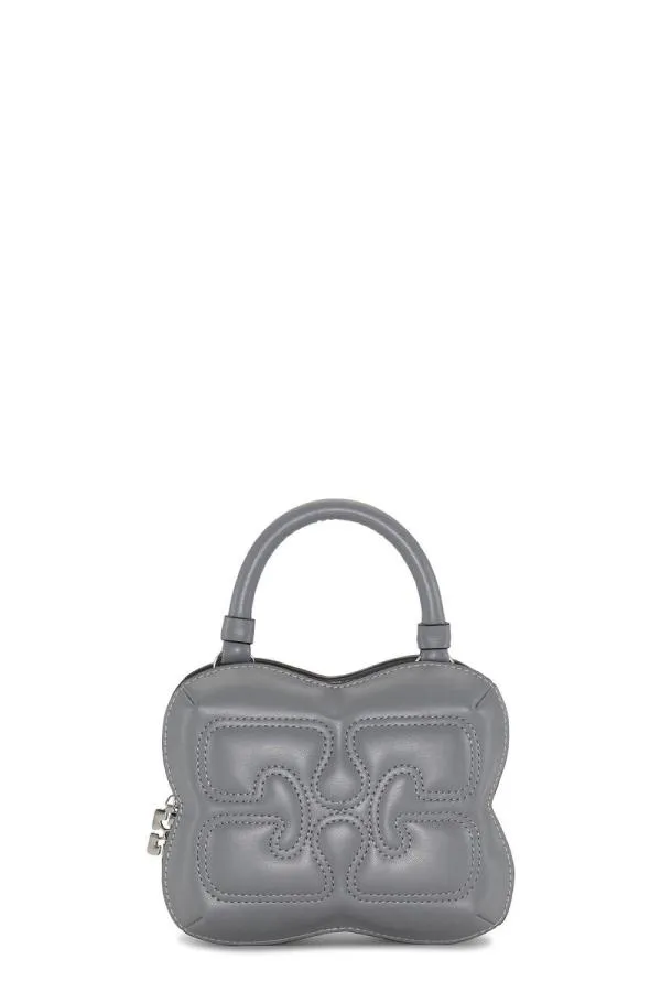 AccessoriesBags GANNI Mini Bags Small Grey Butterfly Crossbody Bag Frost Gray AccessoriesBags GANNI Mini Bags Small Grey Butterfly Crossbody Bag Frost Gray