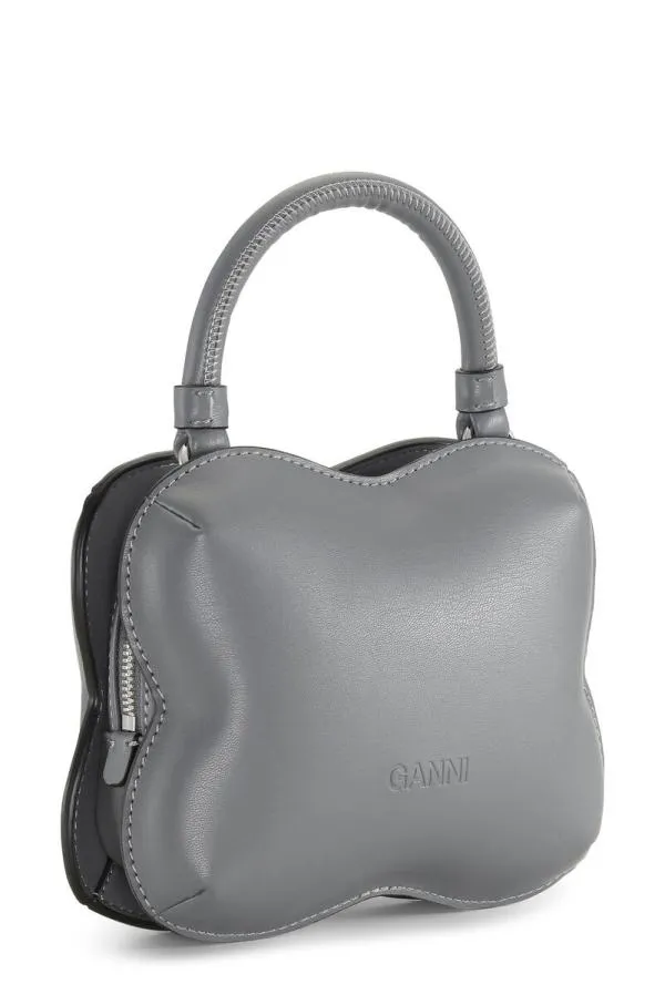 AccessoriesBags GANNI Mini Bags Small Grey Butterfly Crossbody Bag Frost Gray