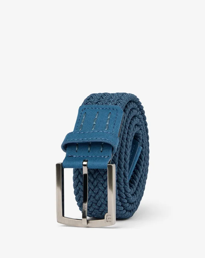 Accessories Belts TravisMathew LITTLE LUCK STRETCH WOVEN BELT Dark Teal