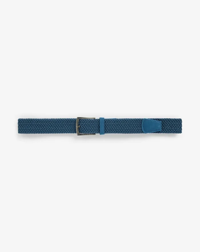 Accessories Belts TravisMathew LITTLE LUCK STRETCH WOVEN BELT Dark Teal