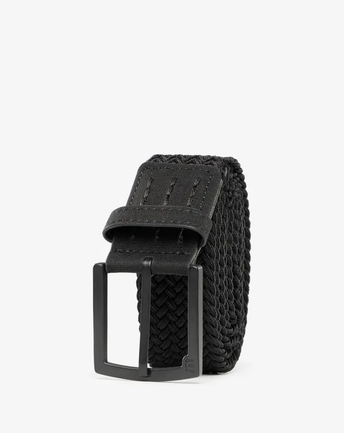 Accessories Belts TravisMathew VOODOO 20 STRETCH WOVEN BELT Black