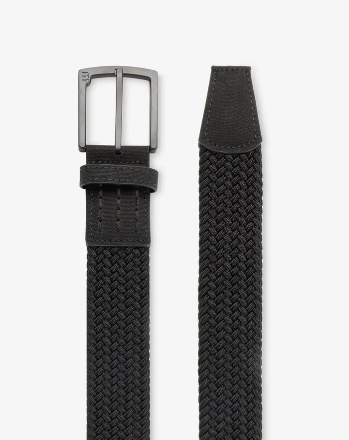 Accessories Belts TravisMathew VOODOO 20 STRETCH WOVEN BELT Black