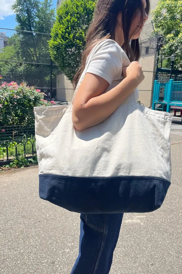 Accessories Colorblock Tote Bag Brandy Melville BAGS and BACKPACKS