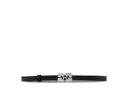 Accessories GANNI Belts Butterfly Rhinestones Belt Black