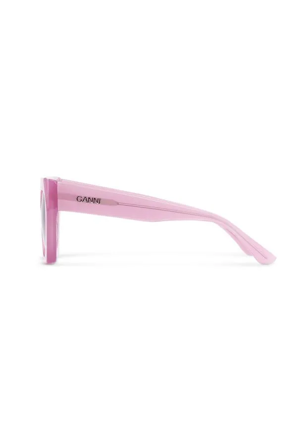 Accessories GANNI Sunglasses Oversized Sunglasses Sweet Lilac Accessories GANNI Sunglasses Oversized Sunglasses Sweet Lilac