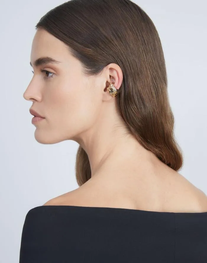 Accessories Irregular Ear Cuff Pale Gold Lafayette 148 New York Jewelry