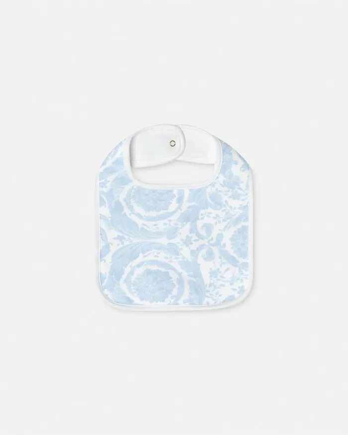 Accessories Kids Versace Barocco Baby Bib Blueprint