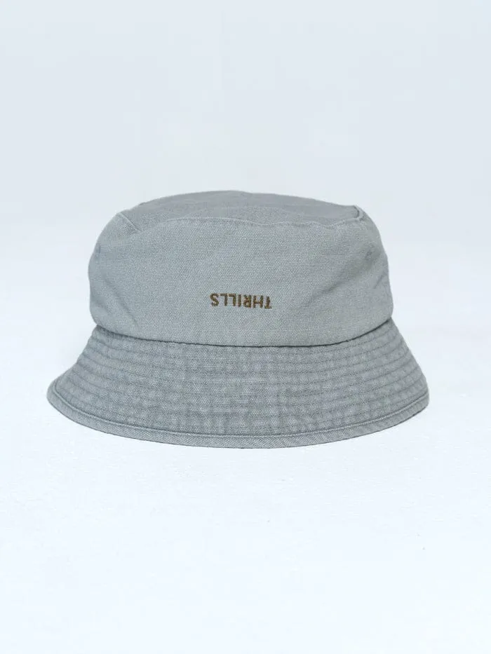 Accessories Minimal Bucket Hat Sage Grey Thrills Hats