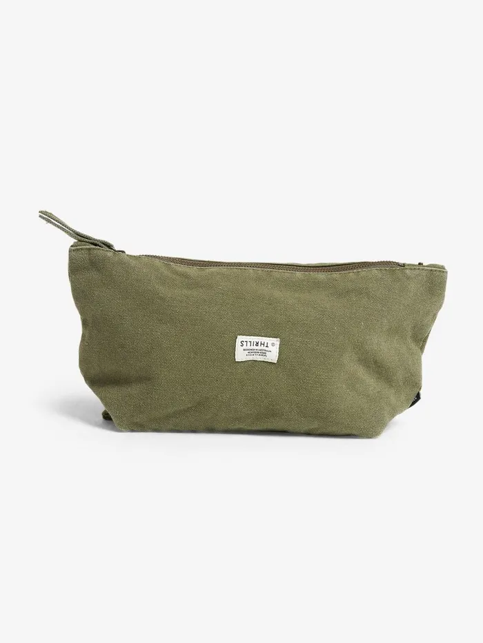 Accessories Reason Wash Bag Army Green Thrills Bags and Wallets