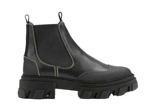 AccessoriesShoes GANNI Boots Low Chelsea Boots Black