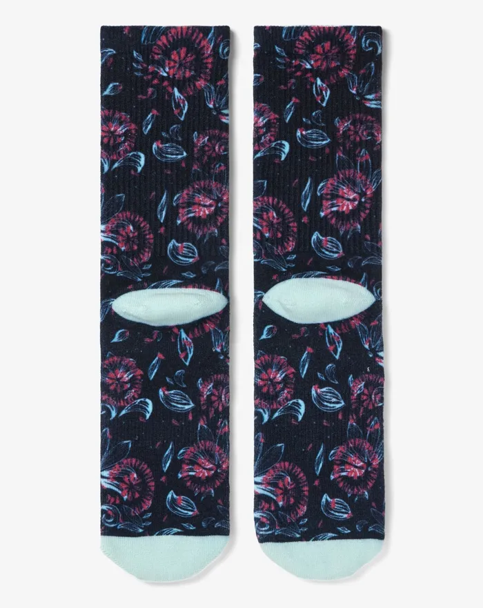 Accessories Socks TravisMathew FLOURISH CREW SOCK Mood Indigo