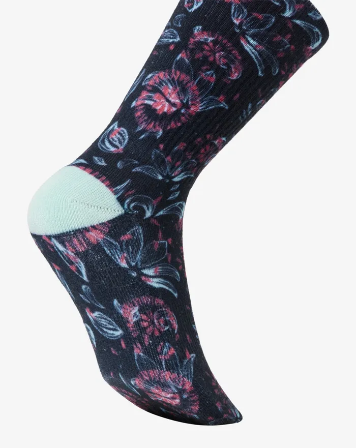 Accessories Socks TravisMathew FLOURISH CREW SOCK Mood Indigo