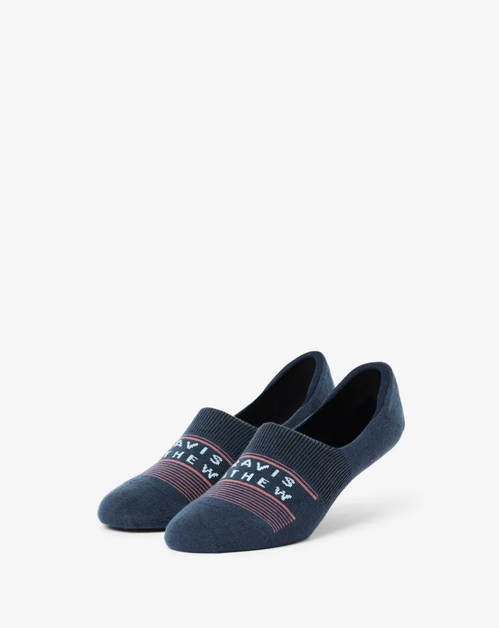 Accessories Socks TravisMathew MESSAGE IN A BOTTLE NO SHOW SOCK Mood Indigo
