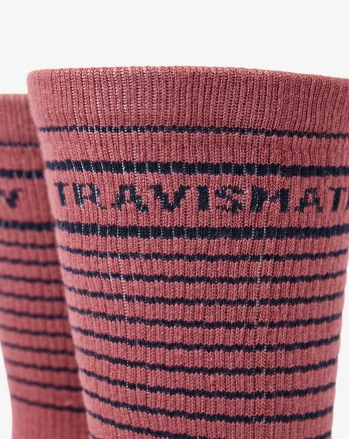 Accessories Socks TravisMathew OVERALL MOOD CREW SOCK Rose Wine