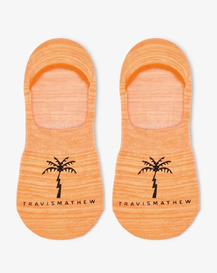 Accessories Socks TravisMathew SUNLIT SKIES NO SHOW SOCK Apricot