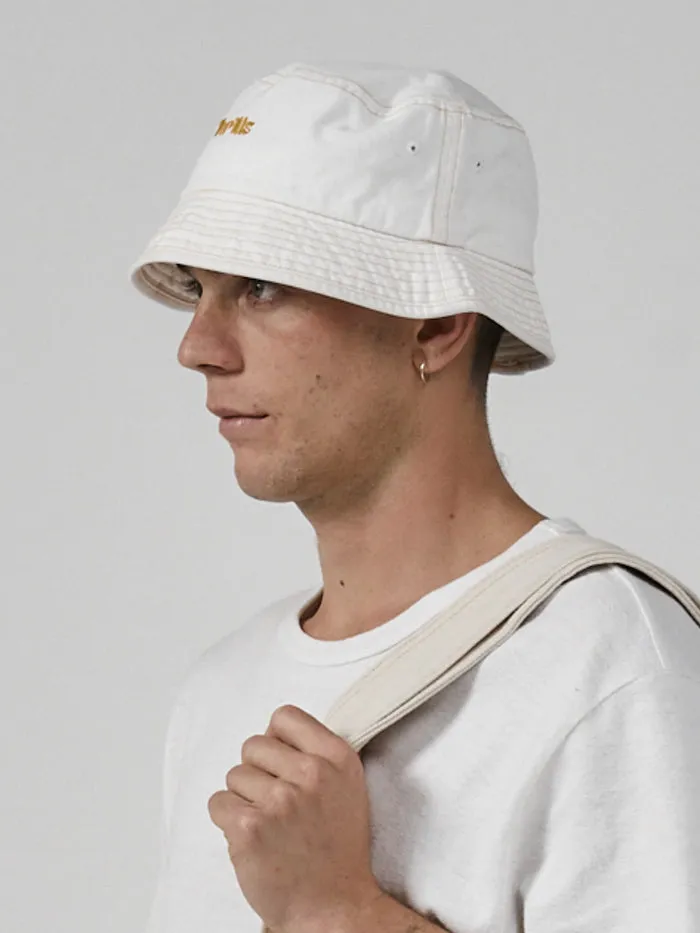 Accessories Sol Bucket Hat Heritage White Thrills Hats