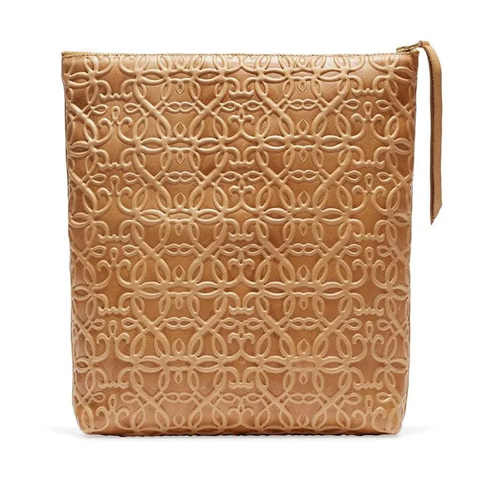 Accessories Women Alex And Ani Gabriel Leather Fold Over Clutch Light Brown