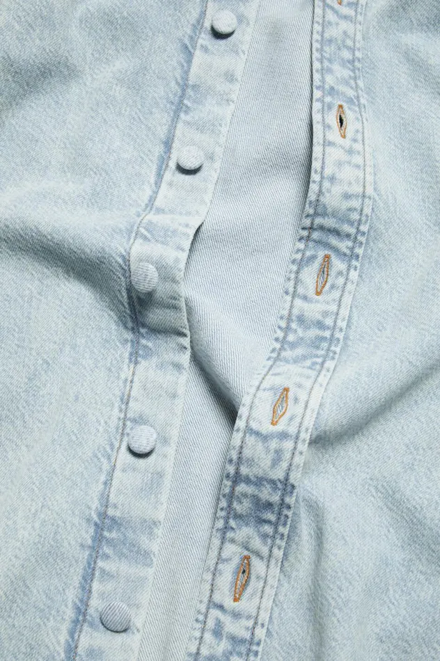Acne Studios Denim Buttonup Shirt 8211 Relaxed Fit Indigo Blue Men Shirts