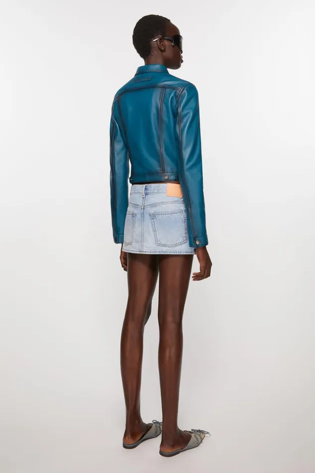 Acne Studios Denim Skirt Light Blue Women Skirts