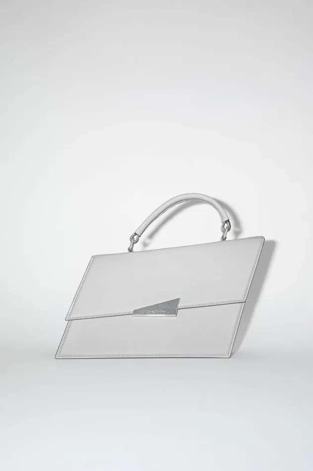Acne Studios Distortion Handbag Light Grey Women Bags