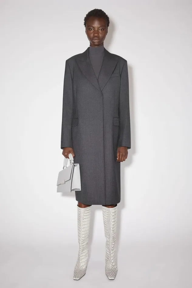 Acne Studios Distortion Handbag Light Grey Women Bags