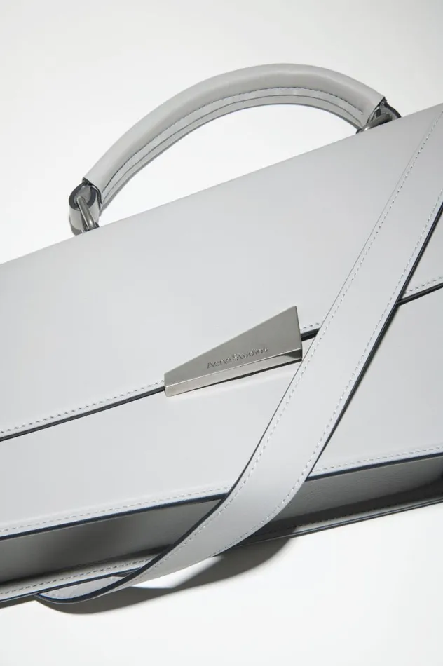 Acne Studios Distortion Handbag Light Grey Women Bags