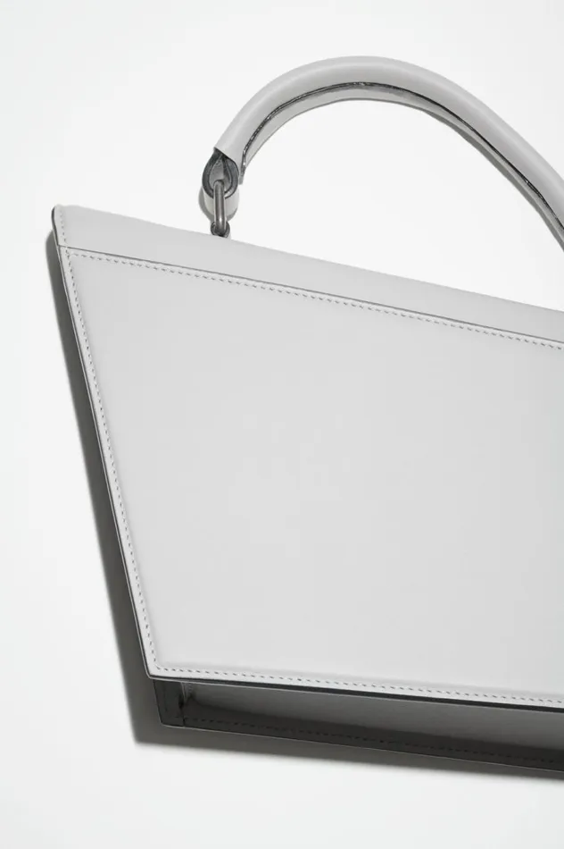 Acne Studios Distortion Handbag Light Grey Women Bags