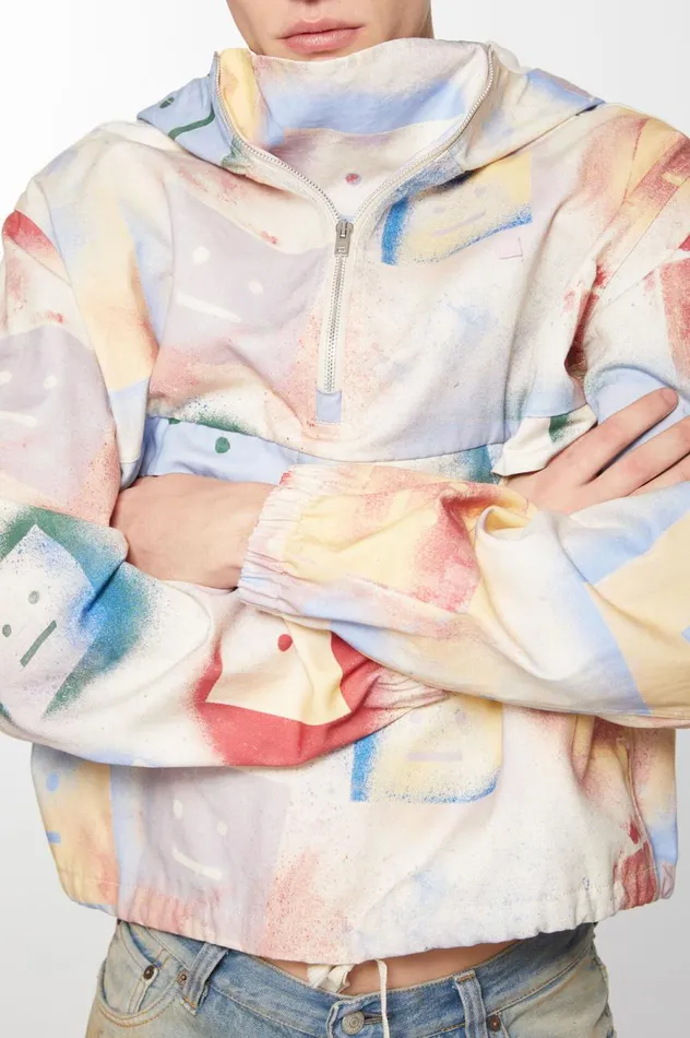 Acne Studios Hooded Jacket Multicolor Men Outerwear