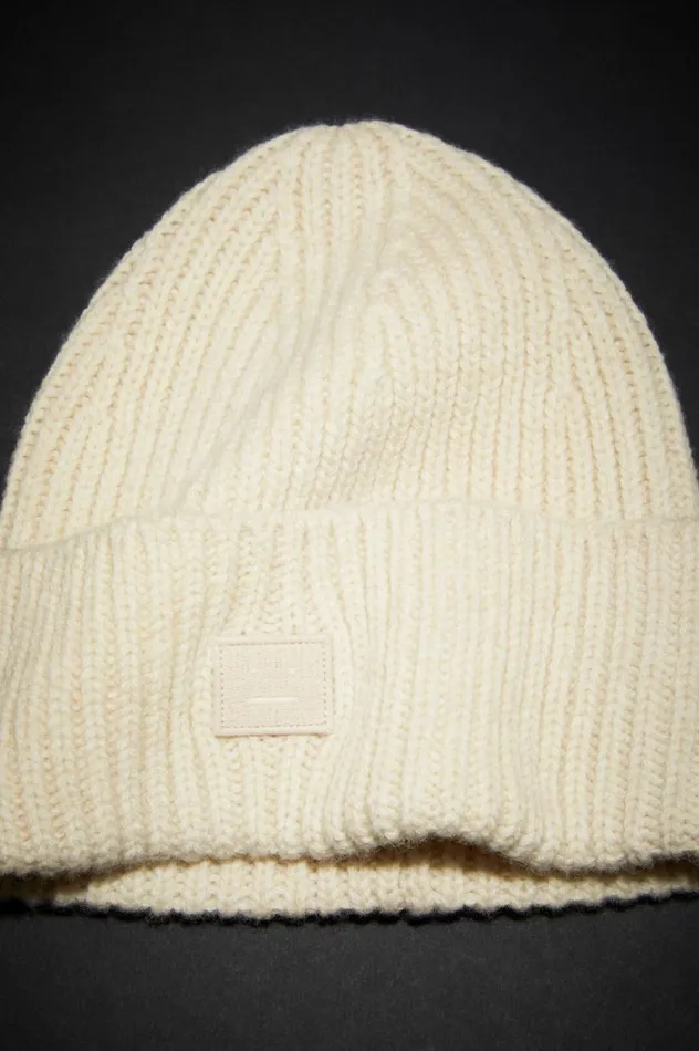 Acne Studios Knit Beanie 8211 Children Oatmeal Melange WomenMen Children