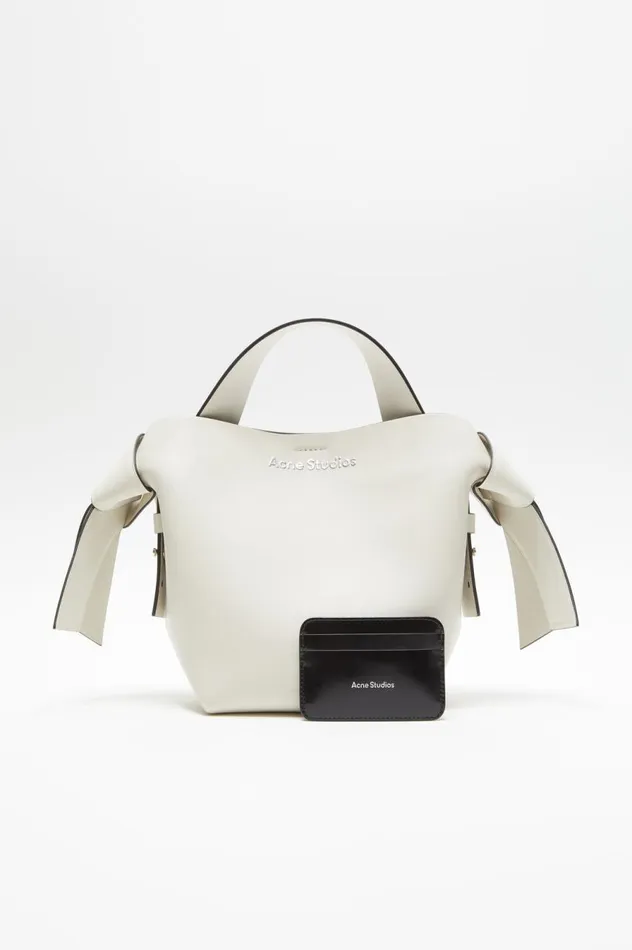 Acne Studios Leather Card Holder Black Women Small Leather Goods