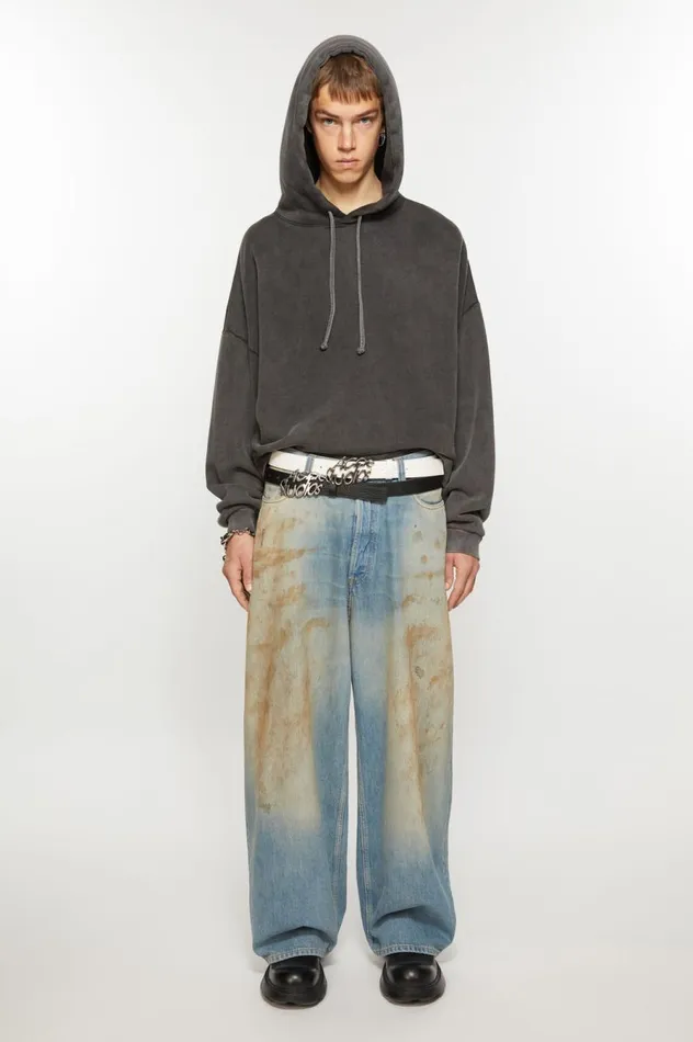 Acne Studios Leather Laceup Shoes Black Men Shoes
