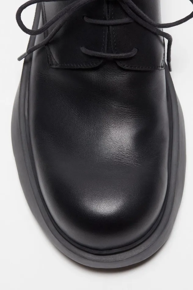 Acne Studios Leather Laceup Shoes Black Men Shoes