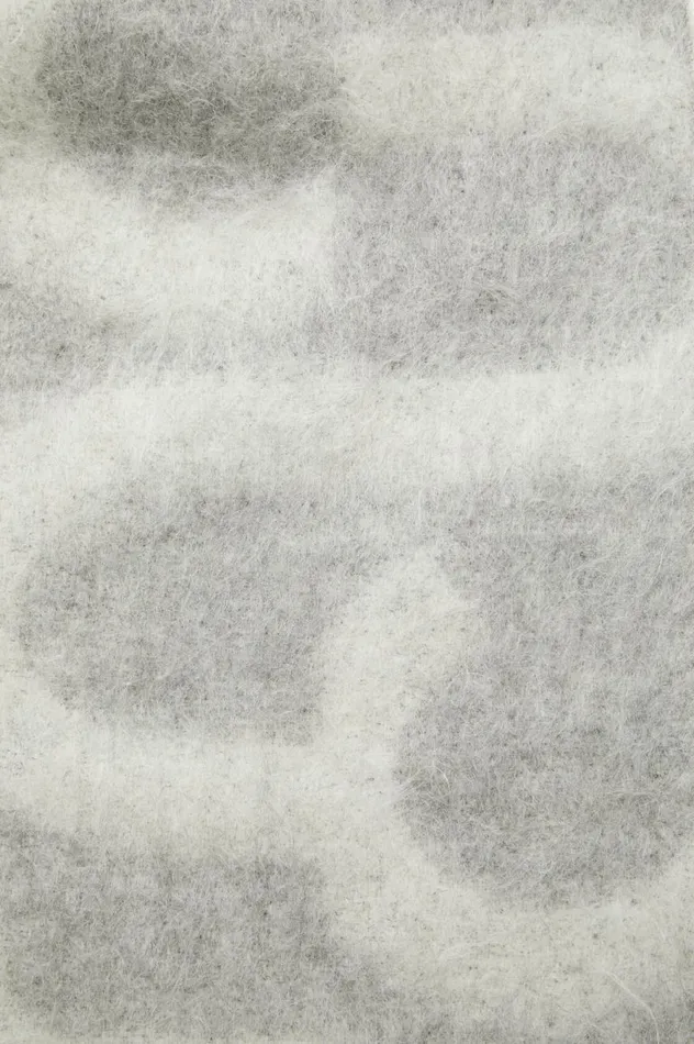 Acne Studios Logo Scarf Light Grey Women Scarves