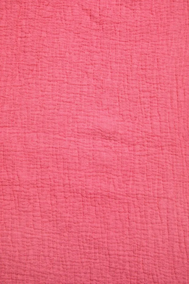 Acne Studios Logo Tape Scarf Pink Men Scarves