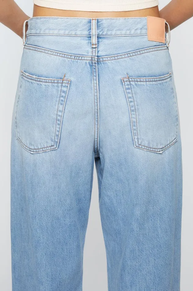 Acne Studios Loose Fit Jeans 8211 1981F Light Blue Women Jeans
