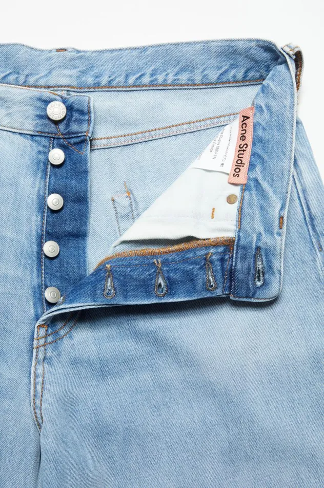 Acne Studios Loose Fit Jeans 8211 1981F Light Blue Women Jeans