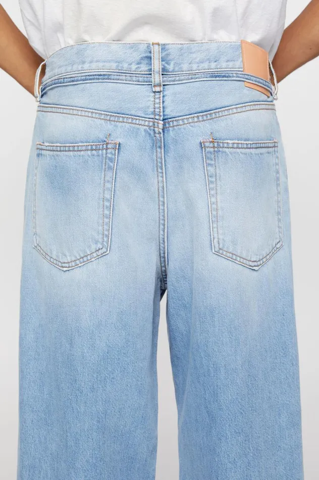 Acne Studios Loose Fit Jeans 8211 1991 Toj Light Blue Men Jeans