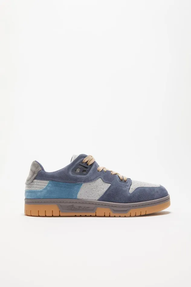 Acne Studios Low Top Sneakers Greyblue Men Shoes