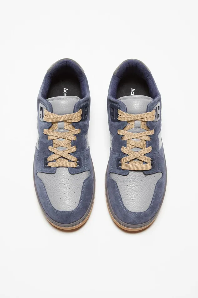 Acne Studios Low Top Sneakers Greyblue Men Shoes