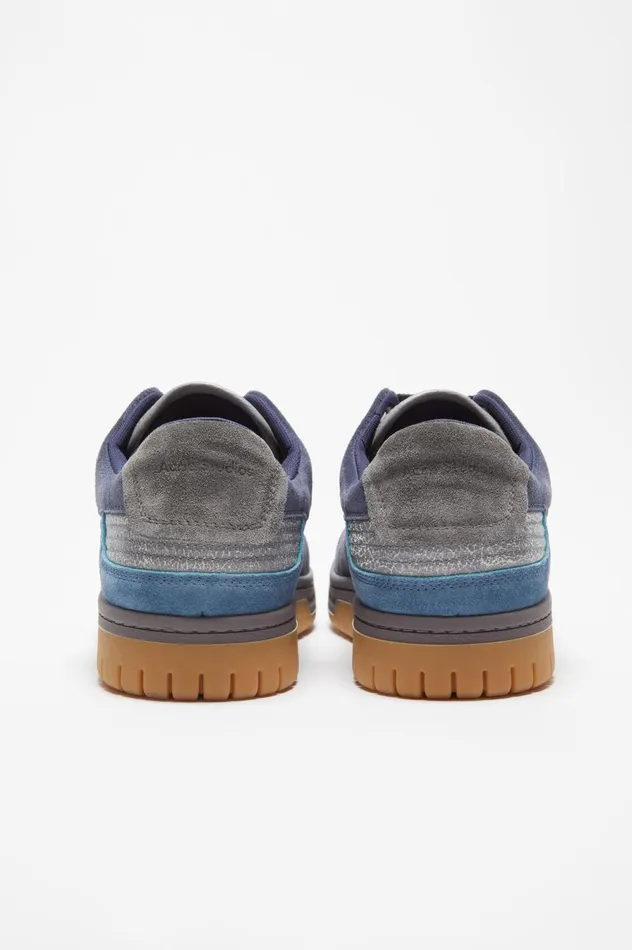 Acne Studios Low Top Sneakers Greyblue Men Shoes