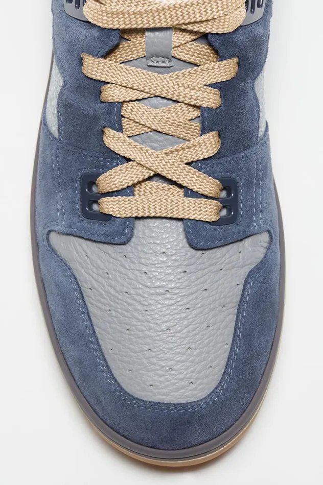 Acne Studios Low Top Sneakers Greyblue Men Shoes