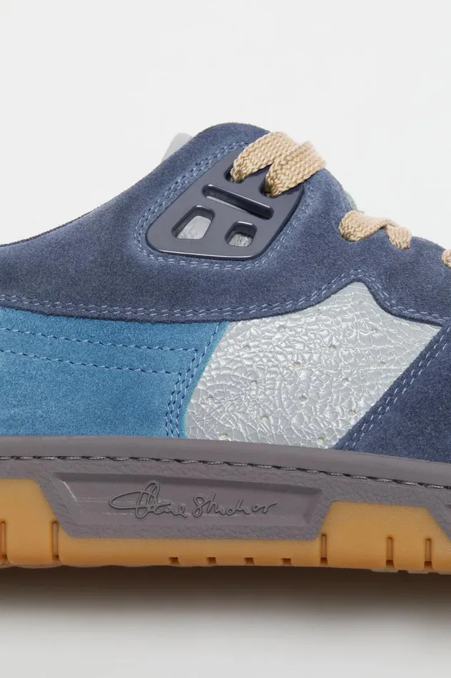 Acne Studios Low Top Sneakers Greyblue Men Shoes