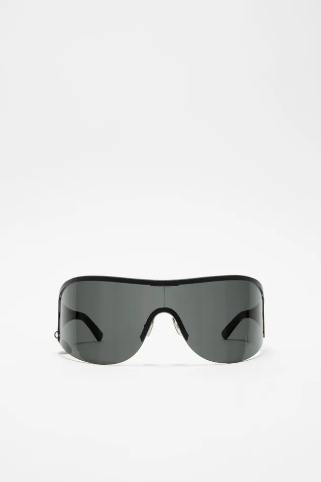 Acne Studios Metal Frame Sunglasses Blackblack Men Eyewear