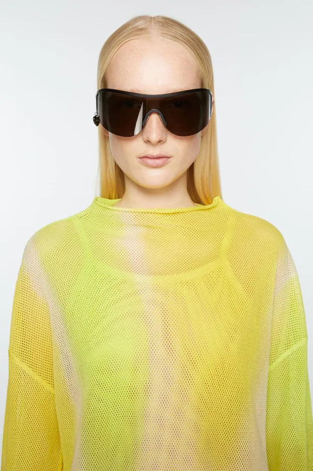 Acne Studios Metal Frame Sunglasses Blackblack Men Eyewear