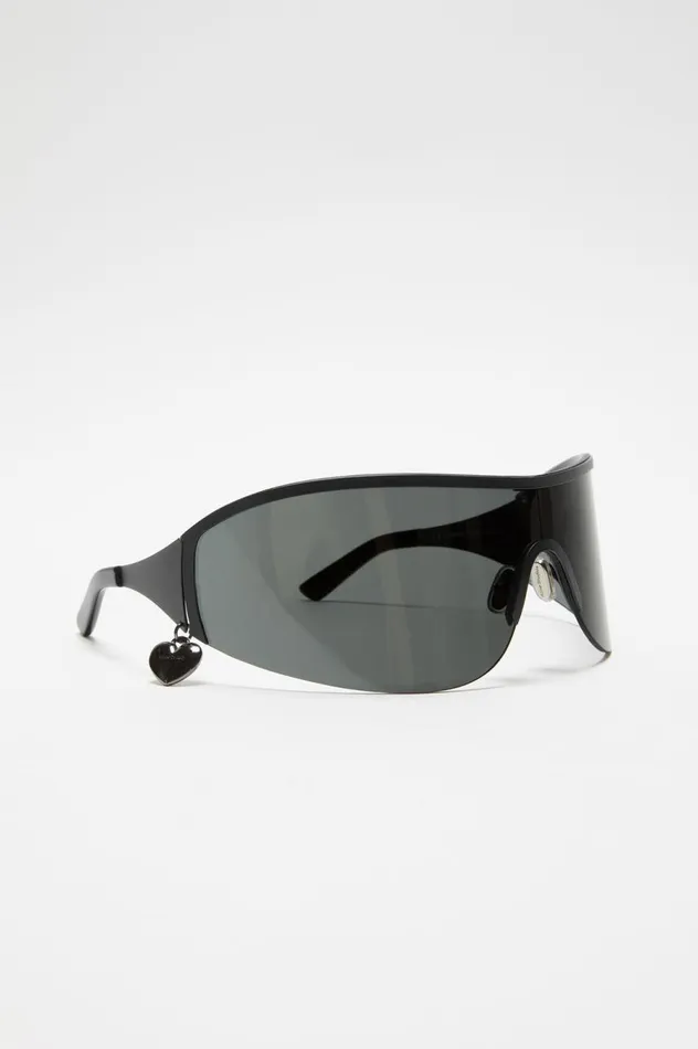 Acne Studios Metal Frame Sunglasses Blackblack Men Eyewear