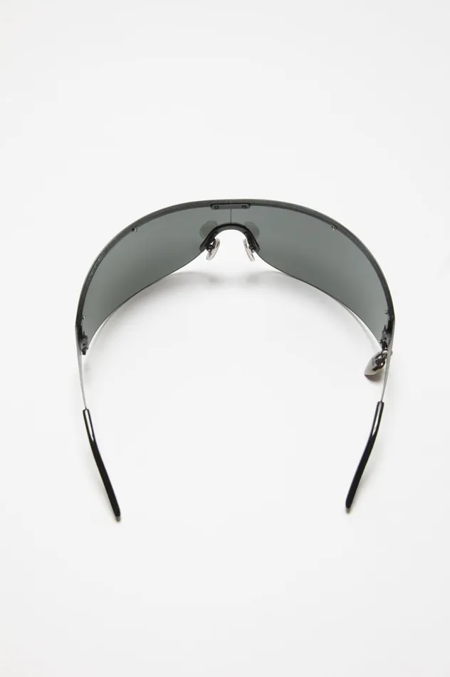 Acne Studios Metal Frame Sunglasses Blackblack Men Eyewear