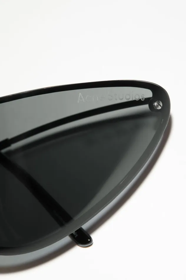 Acne Studios Metal Frame Sunglasses Blackblack Men Eyewear