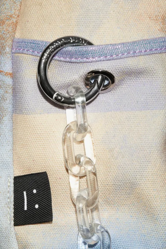Acne Studios Mini Backpack Beigemulti Men Bags