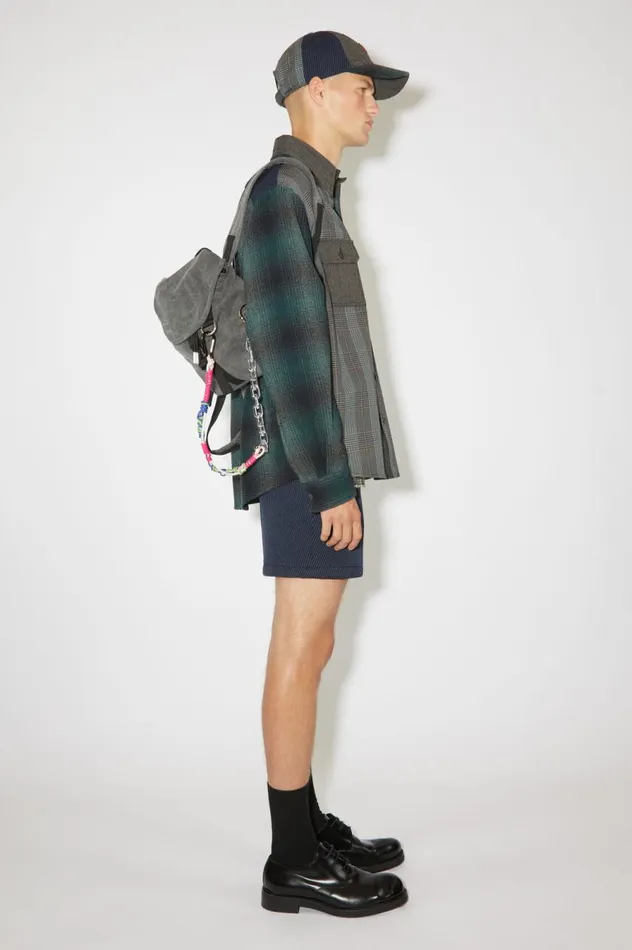 Acne Studios Mini Backpack Carbon Grey Men Bags